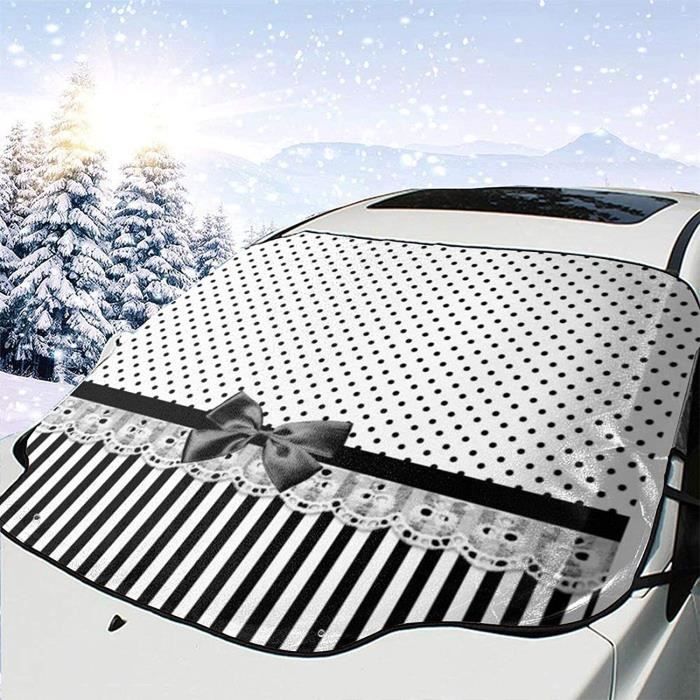 Couverture de neige de pare-brise de voiture, couverture de