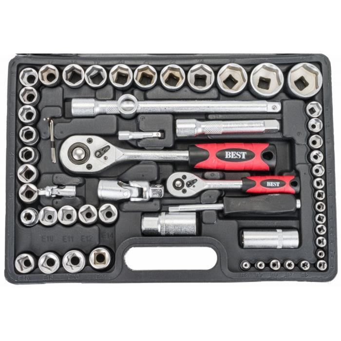 FORCE POWER VISSEUSE écrou 1/2" Douille 8 mm Clés à douille 6 pans long