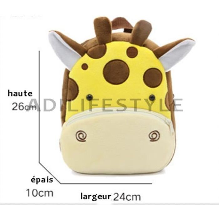 Sac A Dos Enfant Garderie Maternelle Sac Creche Sac Animaux Ecole Cartoon Mignon Pour Bebe Fille Garcon 2 4 Ans Girafe Cdiscount Bagagerie Maroquinerie