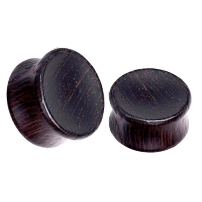 KUBOOZ Tunnels Oreilles En Bois Et Coquillage Naturel - Bouchons D'Oreille Gauges Piercings - Différentes Tailles