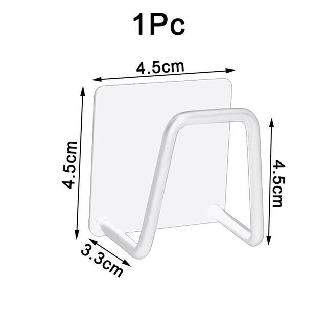 Support Mural Auto-adhésif Pour Tongs Et Pantoufles - Rangement Salle De Bain Pratique