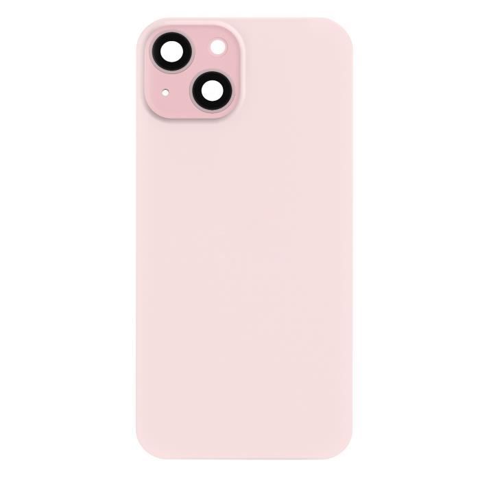 Vitre arrière Complète pour iPhone 15 avec MagSafe Rose Poudré