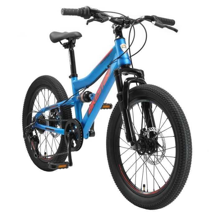 VTT tout suspendu pour enfant BIKESTAR 20 pouces avec 7 vitesses