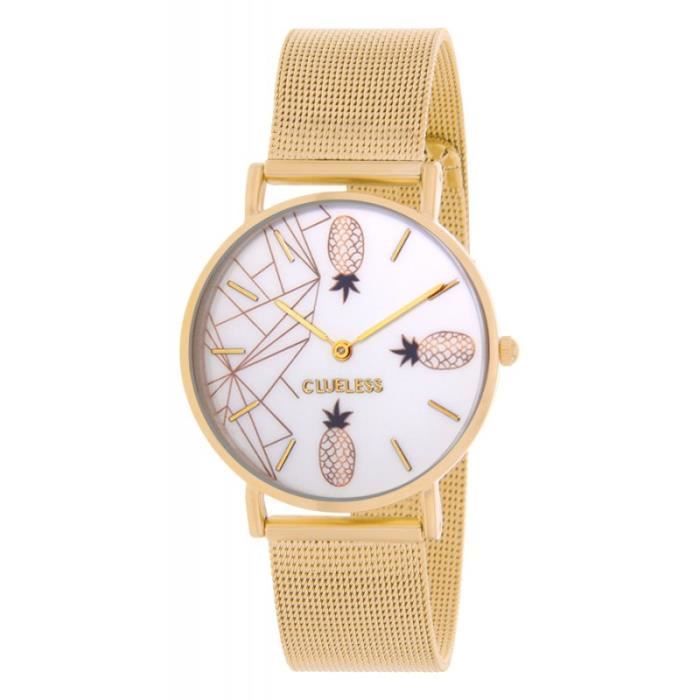 CLUELESS Montre Quartz BCL10034 066 Dor Femme Achat vente