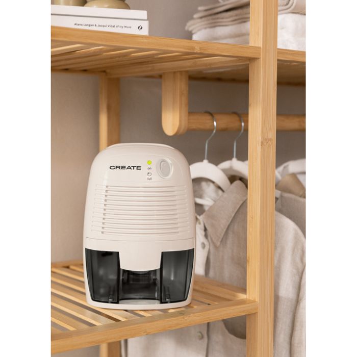 Déshumidificateur - Create - DRYPLUS 500 - 500 ml - Ultra-silencieux - Système Peltier