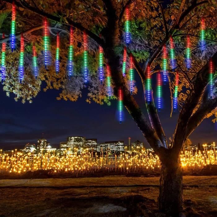 Guirlande Lumineuse LED Cascade De Glace - 10 Tubes, 360 LEDs, 9,35 M - IP65 étanche - Pour Noël, Fêtes