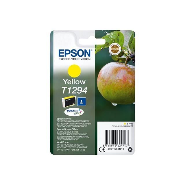 EPSON Cartouche T1294 - Pomme - Jaune EPSON Cartouche T1294 - Pomme - Jaune
