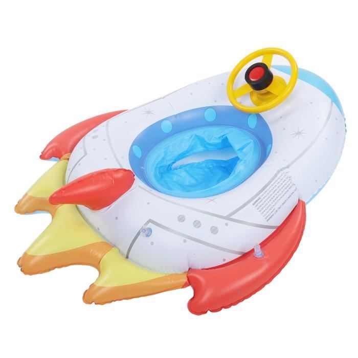Flotteur de Piscine pour,Bouée Gonflable étanche avec Volant,Bouée Siège Flottant - pour Plage, Douche, Activités Nautiques, Fêtes, Garçons Et Filles