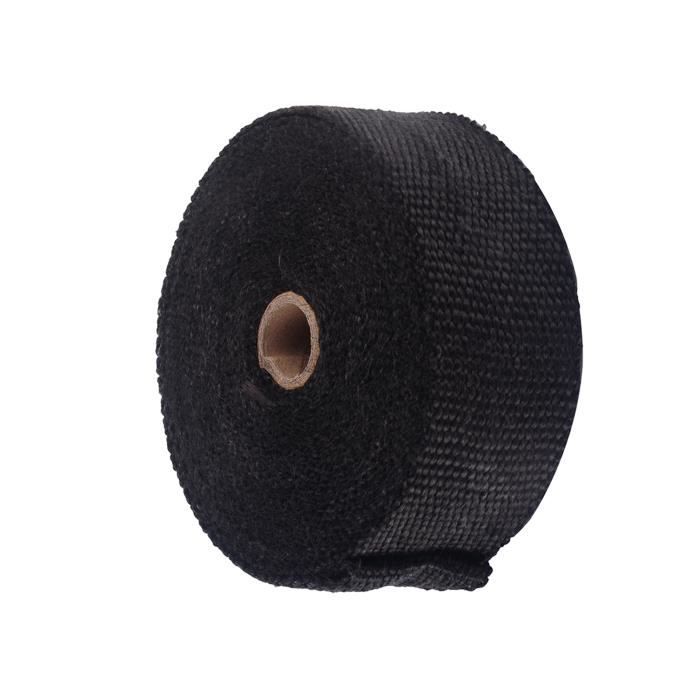 Réduction Chaleur Moteur Ruban Isolant Thermique Échappement - Bande Fibre De Verre 5cmx15m Noir Pour Moto/auto Avec Colliers Inox Goulotte Electrique
