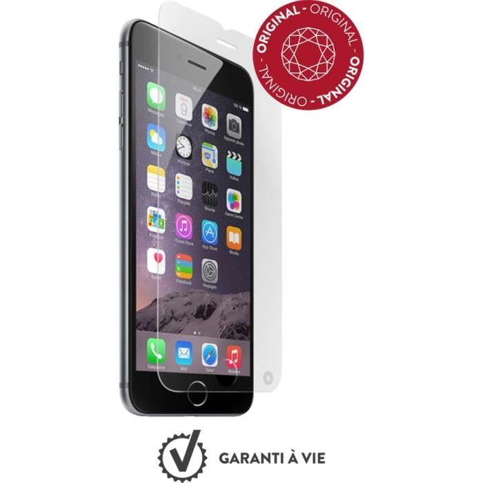 Protection décran - FORCE GLASS - iPhone 6S - Verre trempé - Résistant aux rayures - 1 unité Reconditionné - Force Glass reconditionné disponible sur Cdiscount Seconde Vie