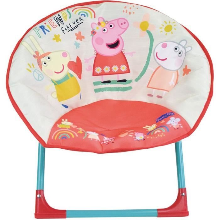 FUN HOUSE Peppa Pig Siege lune - Pliable - H.47 x l.54 x P.42 cm - Pour enfant