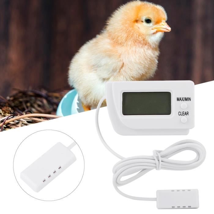 GOTOTOP Hygrometer, Egg Incubator Thermometer Easy To Carry for Poultry