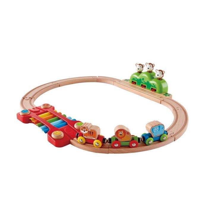 Circuit de train musical Jungle - Hape Toys