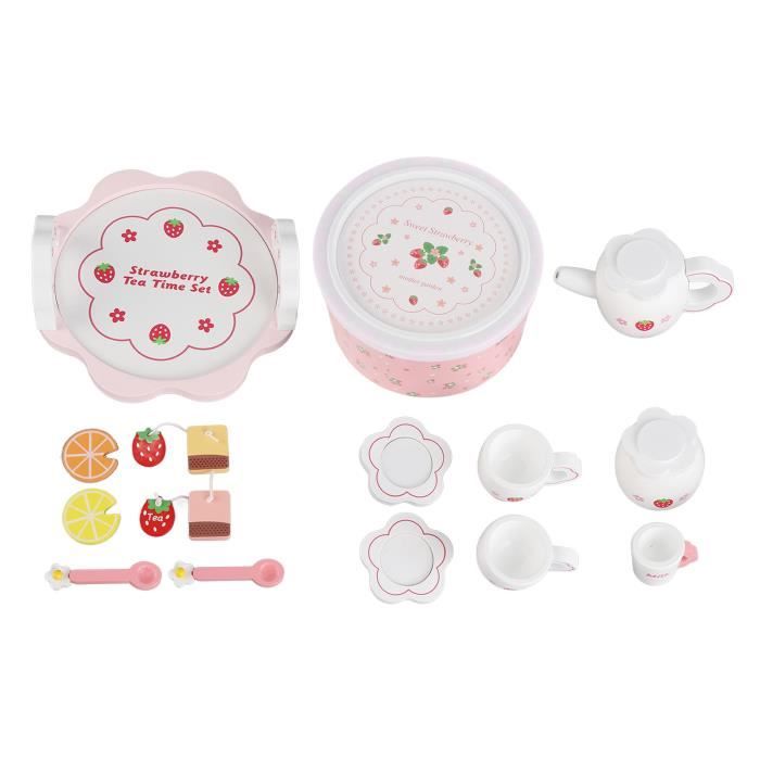 Ensemble de thé de cuisine Jouet de jeu de simulation pour les petites
