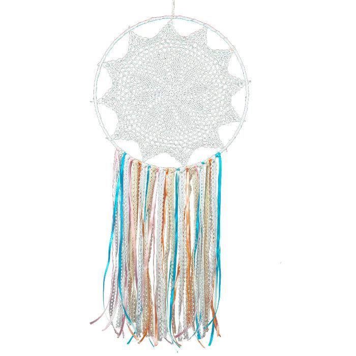 Attrape-rêves En Cristal Dremisland Avec Plumes - Fait Main, Déco Boho Pour Chambre Ou Voiture - Cadeau Porte-bonheur