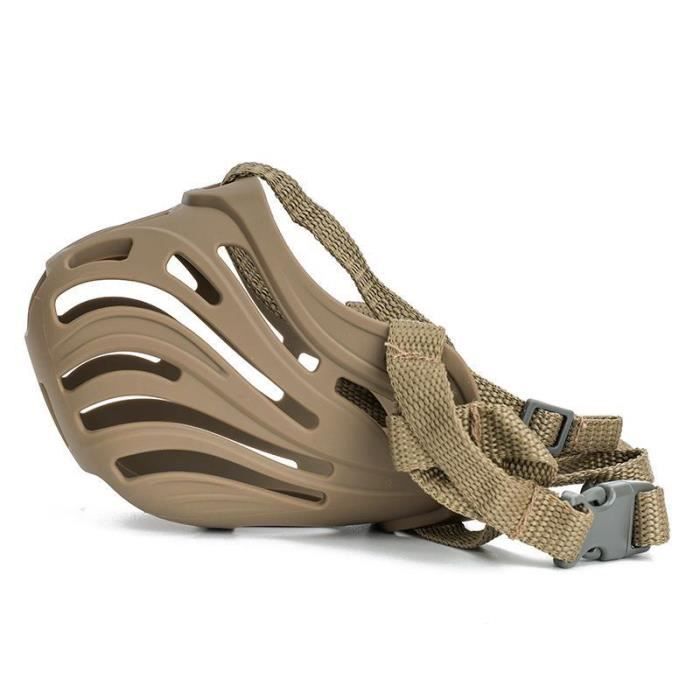 Comparer les prix de INF Muselière pour chien - Anti-morsures et aboiements café XXL