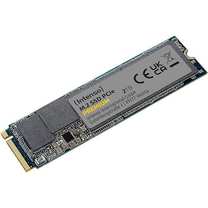 INTENSO - Premium - SSD - 2 To - M.2 - PCIe - 2100 Mo/s