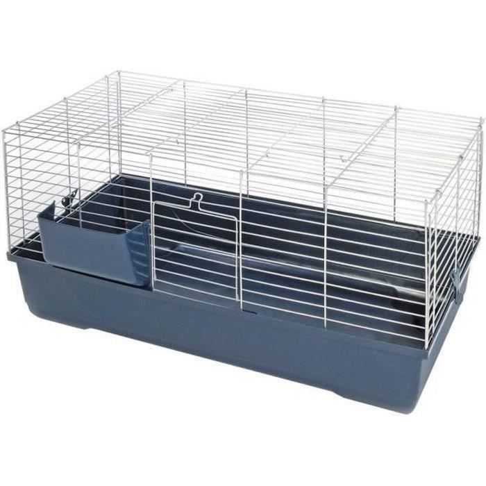 Cage pour rongeurs 80x45x42cm -Baldo - Avec râtelier - Grille repliable - KERBL