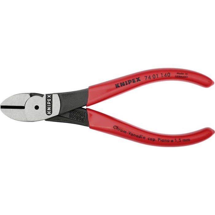 Pince universelle à forte démultiplication « Lineman's Pliers » modèle américain gainées en plastique antidérapant noire atramentisée 240 mm