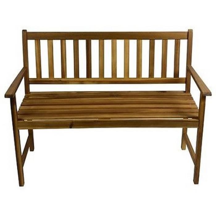 Banc De Jardin En Bois Colonial Pour Terrasse Exterieur Design