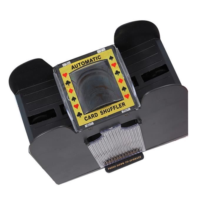Machine à Mélanger Les Cartes 6 Jeux Unniweei Mélangeur De Cartes Automatique 1/2/4/6 Jeux De Machine à Mélanger Les Cartes 6 Jeux Unniweei Mélangeur De Cartes Automatique 1/2/4/6 Jeux De