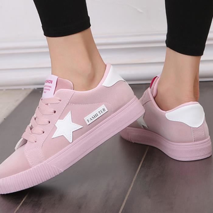 basket femme suede