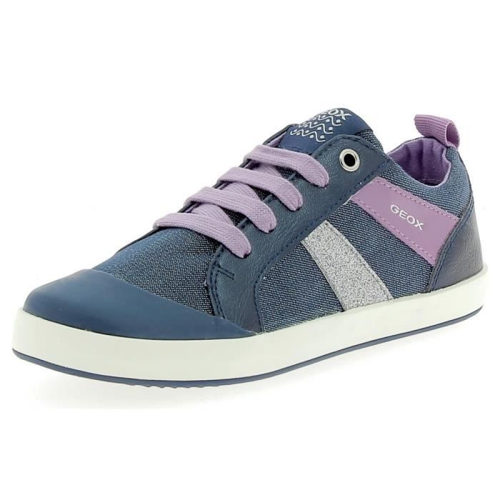 Geox - Geox J Gisli Chaussures de Sport Petite Fille Bleu Bleu - Cdiscount