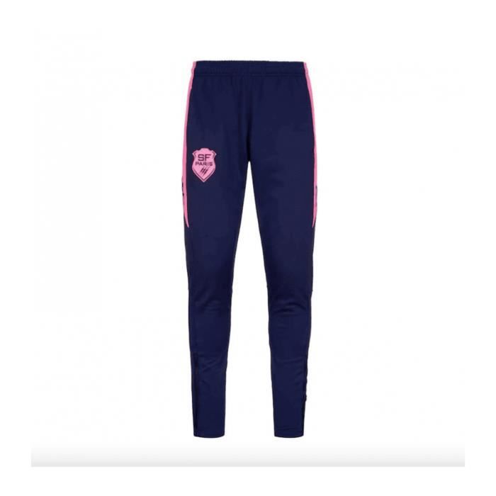 Pantalon jogging Stade Français Paris homme 2023/2024 - Kappa - Rose - Football - Coupe ajustée