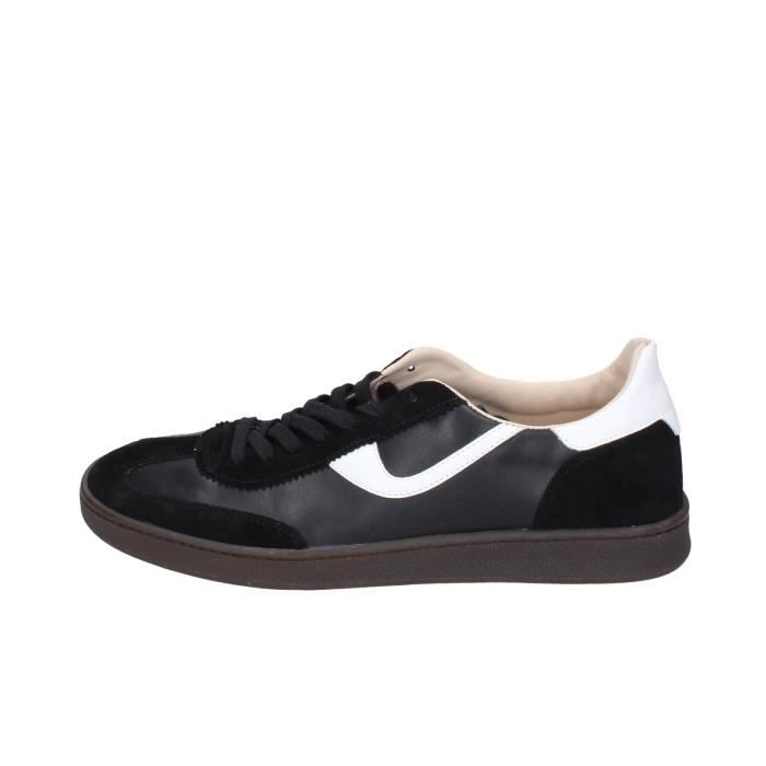 Baskets Sneakers Homme en Cuir Noir MOMA BC746 Pointure EU 42 Noir Cdiscount Chaussures