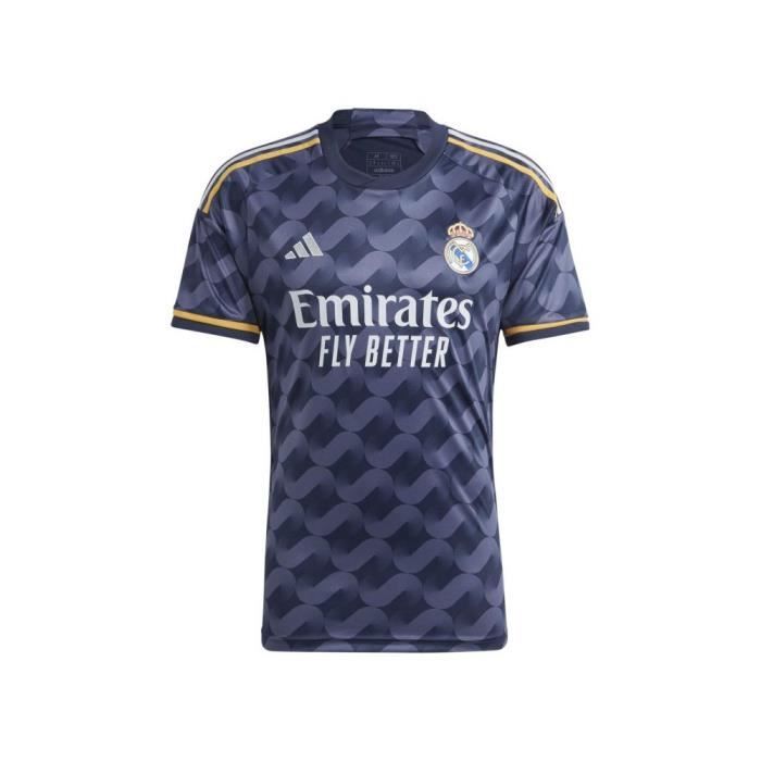 T shirt Adidas Real Madryt Away M IJ5901 Gris Homme Manches courtes Col chemise Gris Cdiscount Pret a Porter