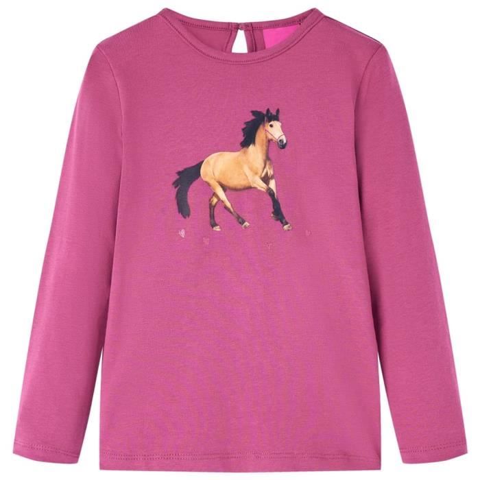 T-shirt Chrome Hearts Manches Longues Noir - Motif Fer à Cheval Et Floral, Taille L, Neuf Avec étiquettes