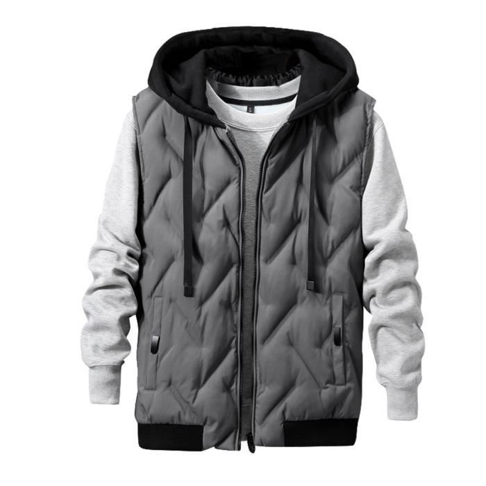 Gilet Homme Doudoune Sans Manche Hiver Casual Chaud Gilet A Capuche Ultra Legere Zippee Multipoches Homme Manteaux Et Blousons Iplanmovilidad Com