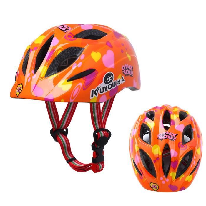 Casque Velo Enfant Unisexe Casque De Cyclisme Trottinette Pour Patinage Equitation Skate Roller Imprime Amour 5 10 Ans Prix Pas Cher Cdiscount