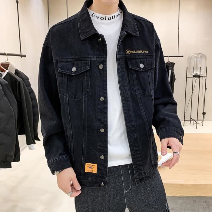Fourrure ??paissir Veste En Jean Homme Marque Luxe Manteau Homme Slim Blouson Jean Pour Hommes 