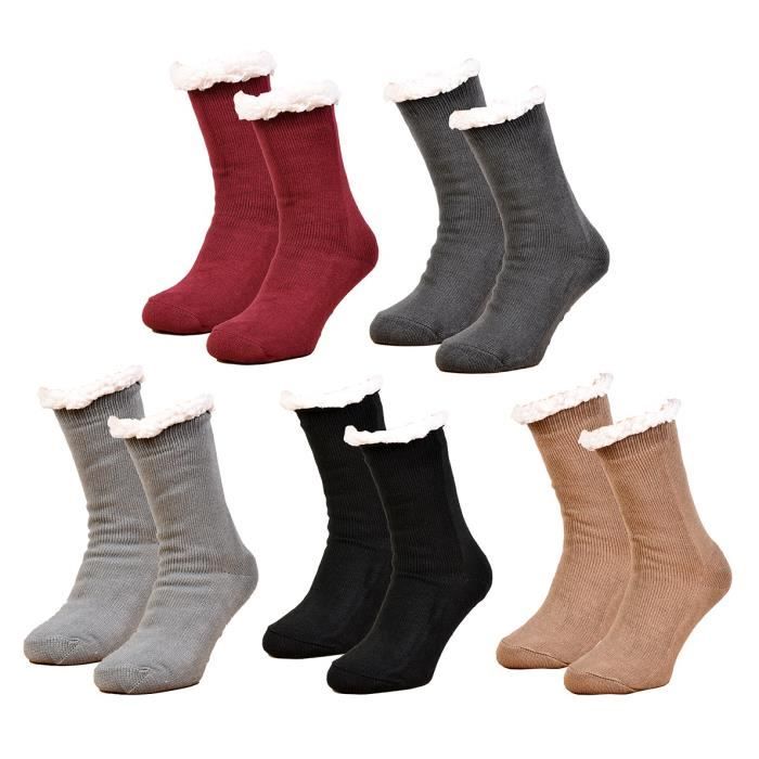 Chaussettes chauffantes chaussettes /électriques auto-chauffantes Pieds dhiver Chauffage automatique et chaud Bas pour hommes avec alimentation mobile pour la chasse P/êche Cyclisme Motocyclisme Ski