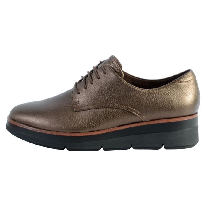 Derbies femme store bronze