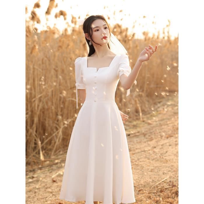 Robe legere blanche clearance