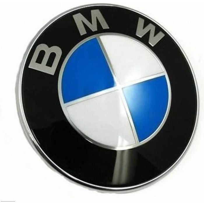 BMW BONNET BADGE EMBLÈME LOGO 82MM FREGIO BADGE 82MM 3M TAILGATE