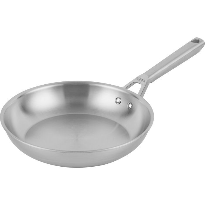 Poêle 24cm inox - Ninja EverClad - C90024EUI - 3 couches inox 18/10 - tous feux induction - four 300°C