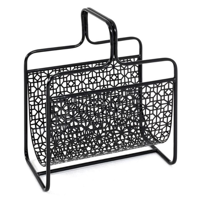 Porte Revue Wc Relaxdays Porte-Magazines XL HLP 96 X 97 X 37 Cm Porte-revues En Métal Porte Revue Bois