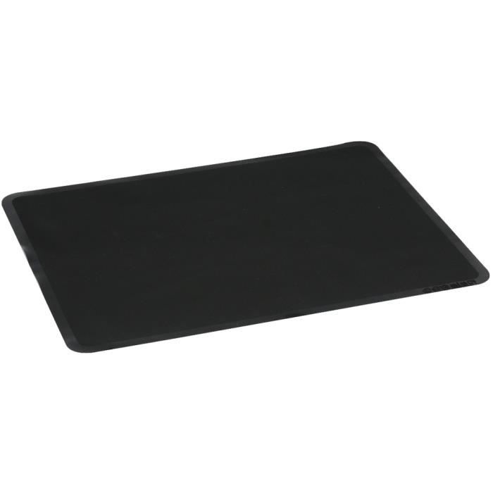 feuille de cuisson en silicone tapis de patisserie pour four et preparation noir cdiscount maison