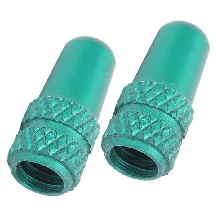 4 Embouts De Valve Presta – Cache-poussière Alu Pour Vélo – Couleurs Assorties – Neuf