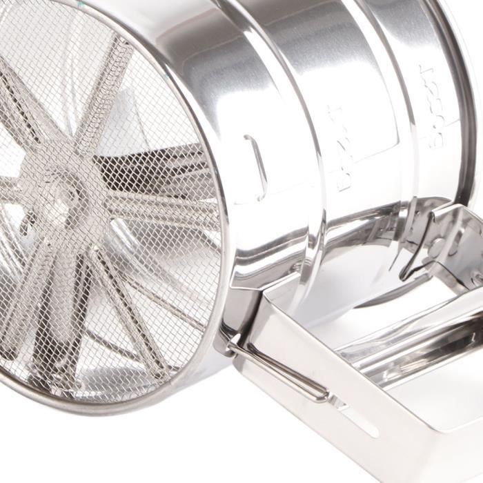Westmark 2 Sucriers En Poudre Acier Inoxydable 250g - Tamis à Farine Fine Avec Commande Une Main, Lave-Vaisselle