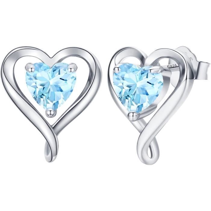 S.Oliver – Boucles D'oreilles étoile En Argent 925 – 0,5 Cm – Avec Zircone – Coffret Cadeau – Fille