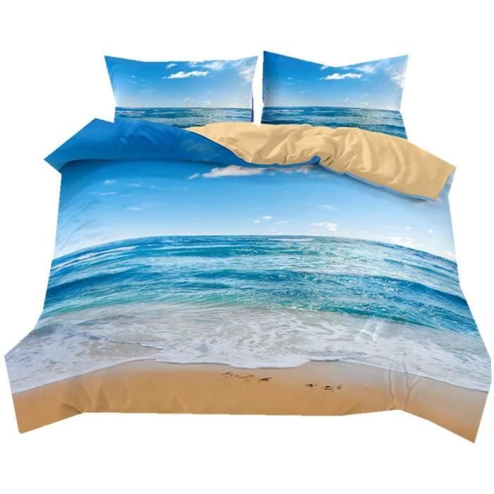 Get Wallpaper Ensemble De Literie Plage De Ciel Bleu D Ete Resort Paysage Free HD