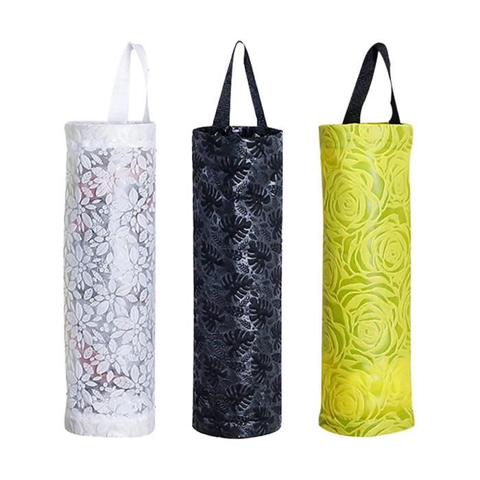 Distributeur De Sacs Poubelle à Suspendre - Rangement Cuisine, 100 Sacs, Tissu Robuste - Extrait Par Le Bas