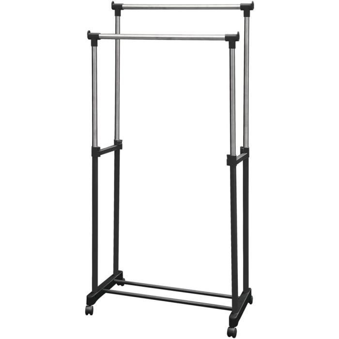 Home Vida Simple Tringle à vêtements réglable Rail à vêtements, en