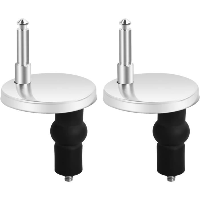 Fixations Pour Abattant De Toilette, Lot De 2, Vis Pour Abattant De Toilette Et Ecrous En Caoutchouc Expansibles Fixations Universelles Pour Abattant De Toilette Vis Pour Couvercle D 87463742