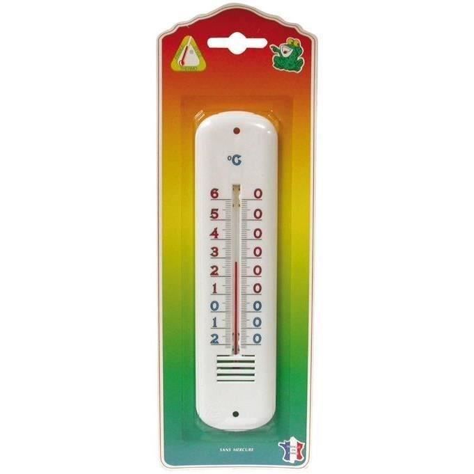 STIL Thermomètre en Simili émail - 190 x 45 mm