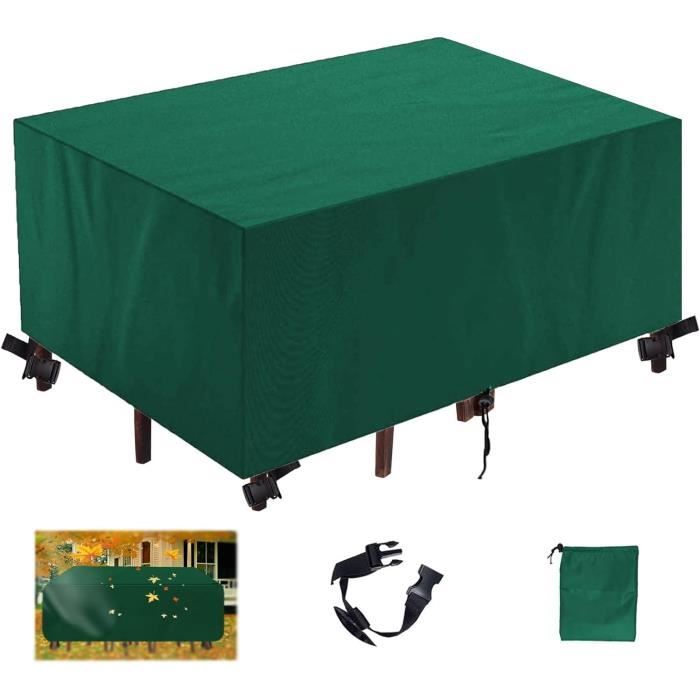 BOSKING Housse Table Poker Ovale – Toile 420D Oxford Imperméable – Anti-Poussière UV – Cordon De Serrage – Sac De Rangement Inclus